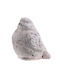 Pasăre din ceramică albă shabby 16cm 1 bucată