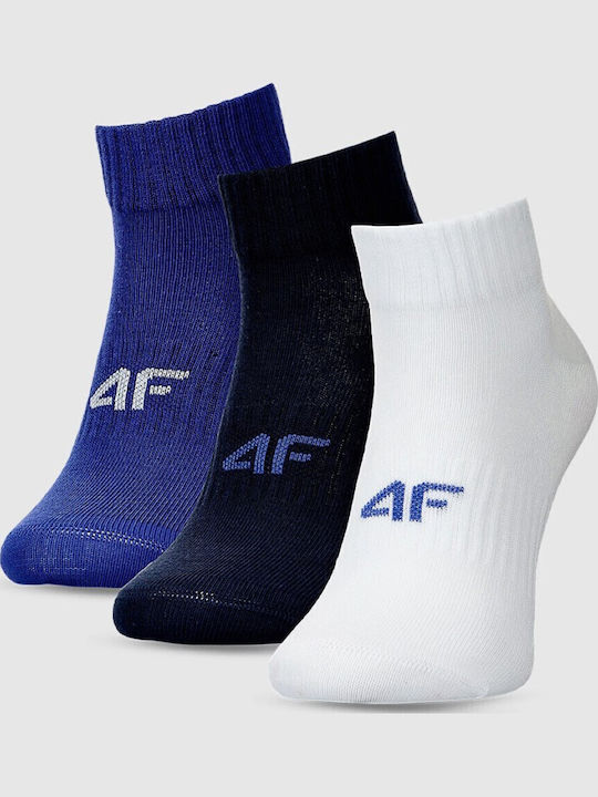 4F Kids' Socks White 3 Pairs