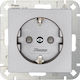 Kopp Hk07 Power Socket Gray 1pcs