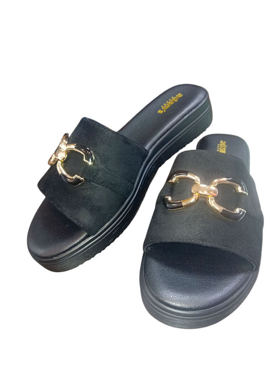 Adam's Shoes Damenplattformen Schwarz