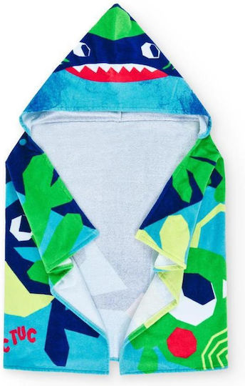 Tuc Tuc Shark Poncho Bathrobe 11389824 Blue