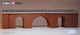 Kibri Model Figure Stone Arch Bridge Ho 1:87 9652