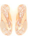 Frauen Flip Flops in Beige Farbe