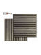 3D Wooden Decorative Sound-Absorbing Wall Panel – Square – Fibrotech – “Gray Oak” – 52cm X 52cm – 2 Pieces 2344636