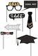 Photo Booth Props Graduation Mix – 7 Τεμάχια