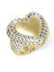 Guess Ring made of Steel Gold Plated