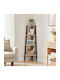 Corner Bookcase Sonoma 34x34x125cm