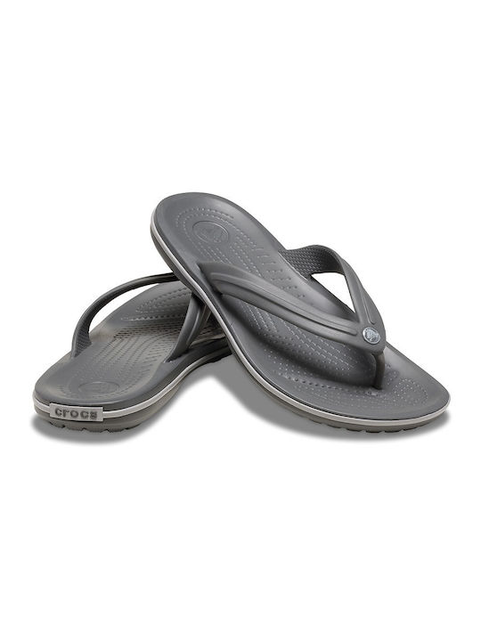 Crocs Crocband Men's Flip Flops Gray