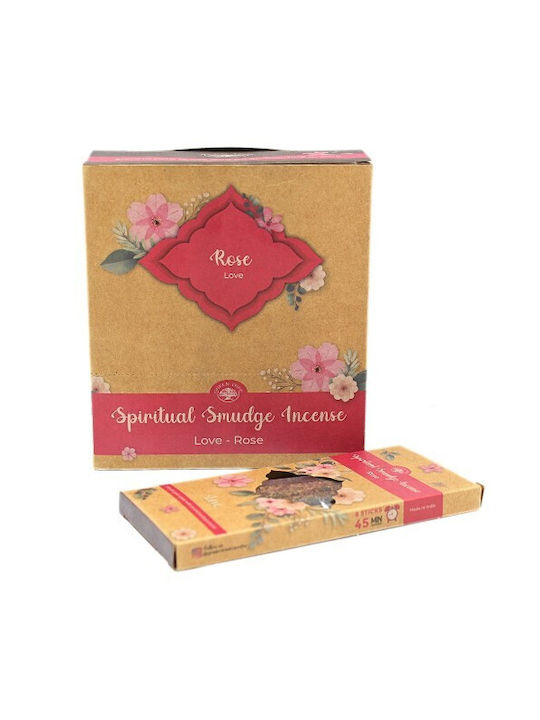Tămâie Trandafir Spiritual Smudge Dragoste Trandafir 8 bucăți