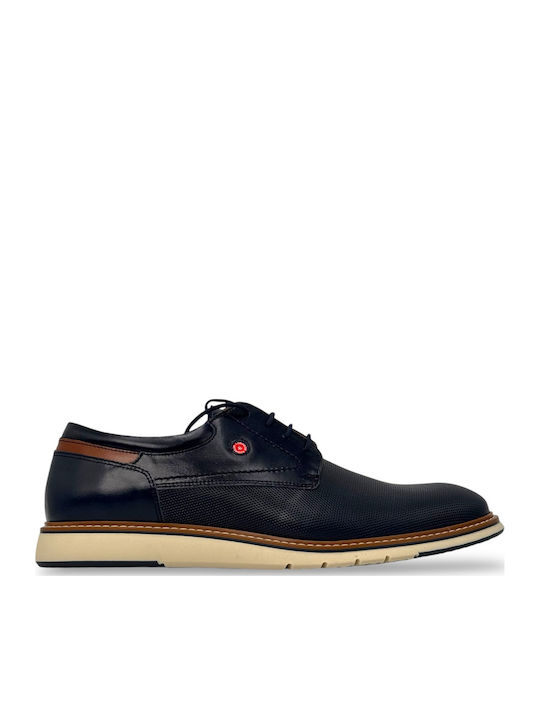 Robinson Δερμάτινα Ανδρικά Casual Παπούτσια Μπλε