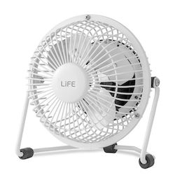 Life Fan Office White