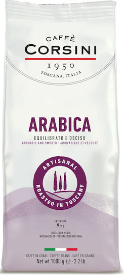 Corsini Espresso Coffee Arabica Whole Beans 1kg