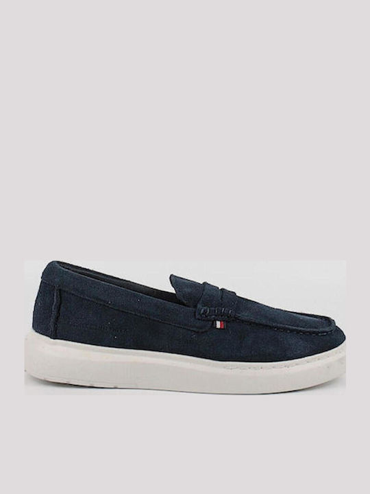 Men's Suede Loafers Blue