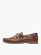 Δερμάτινα Ανδρικά Boat Shoes σε Ταμπά Χρώμα