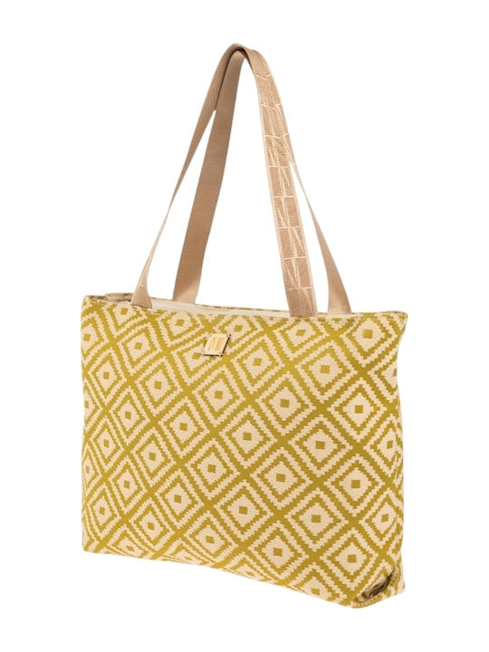 Modissimo Stoff-Strandtasche Grün