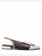 Γυναικείες Μπαλαρίνες Slingback με Λουράκι σε Μαύρο Χρώμα