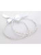 Handgefertigte Hochzeitskronen Porzellan-Anemonen & Weiße Blätter