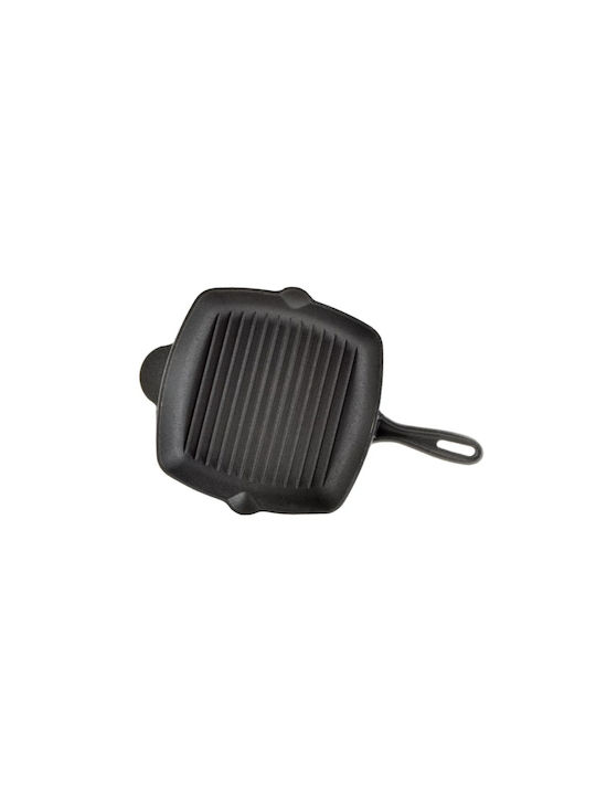 Perfect Home Gusseisen Grill mit Deckel 25,5cm