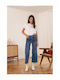 Women's Jean Pants in Wide Leg Style