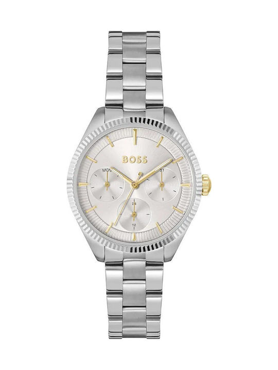 Boss Women's Watch with Silver Metal Bracelet