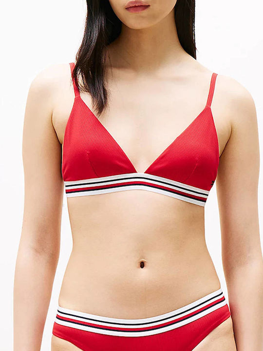 Tommy Hilfiger Бикини Триъгълник Red