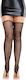 Leg Avenue Lace Footless High Sexy Socks Black