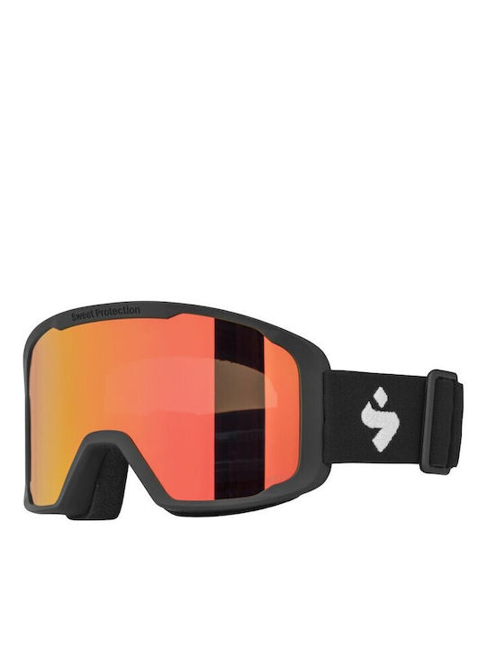 Ski & Snowboard Goggles Kids Orange with Lens in Orange Color