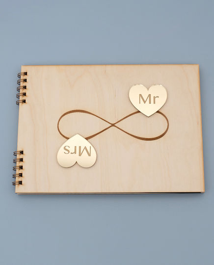 Carte de Urări de Nuntă Inimi Infinit Mr & Mrs