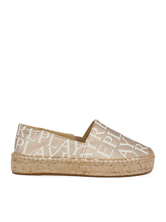 Nash Suede Γυναικείες Εσπαντρίγιες σε Χρυσό Χρώμα