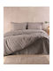 Rythmos Bettdecken-Set Großes Doppelbett 230x260cm Whisper Beige 3Stück