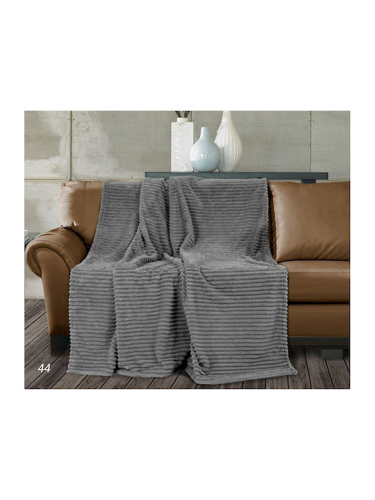 Matex Dune Furry Single Blanket 150x200cm Gray