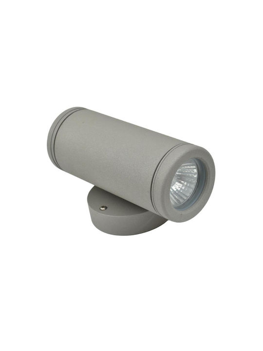 Universe Wall-Mounted Outdoor Light GU10 IP65 Double Beam