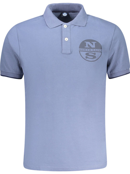 North Sails Polo Μπλούζα Κοντομάνικη Blue