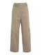 Vento Women's Fabric Trousers Marrone Legno D’olmo