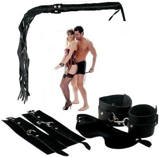 Skaz BDSM Kit in Black Color 4pcs