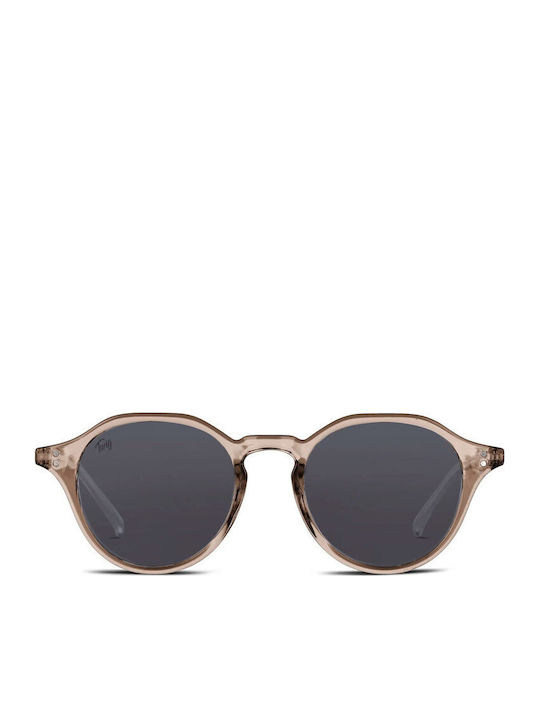 Twig Langevin Unisex Sunglasses with Brown Plas...