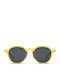 Twig Langevin Unisex Sonnenbrille mit Gelb Kunststoff Gestell und Gelb Linse LAS05
