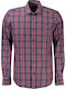 Long-sleeved Shirt Checked Blue