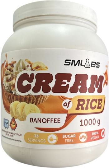 Smlabs Cream of Rice Ειδικό Συμπλήρωμα Διατροφής 1000gr Banoffee