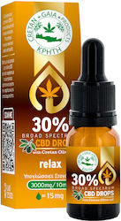 Cretan Gaia Έλαιο Κάνναβης σε Σταγόνες 3000mg με 30% CBD & με 2% CBG 10ml Cretan Gaia Έλαιο Κάνναβης σε Σταγόνες 3000mg με 30% CBD & με 2% CBG 10ml