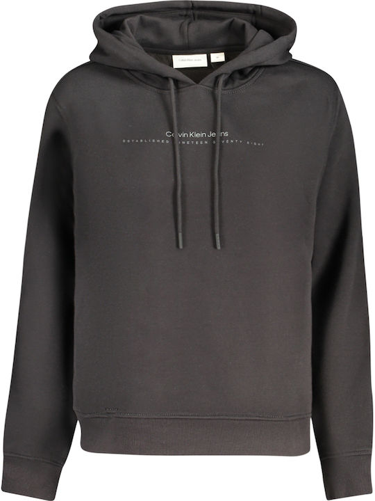 Calvin Klein Institutional Graphic Long Women's Sweatshirt Hooded