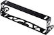 Car License Plate Frame Metallic Black 1pcs