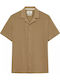 Short-sleeved Cotton Shirt Incense