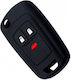 Chevrolet Silicone Key Cover 3 Buttons Black