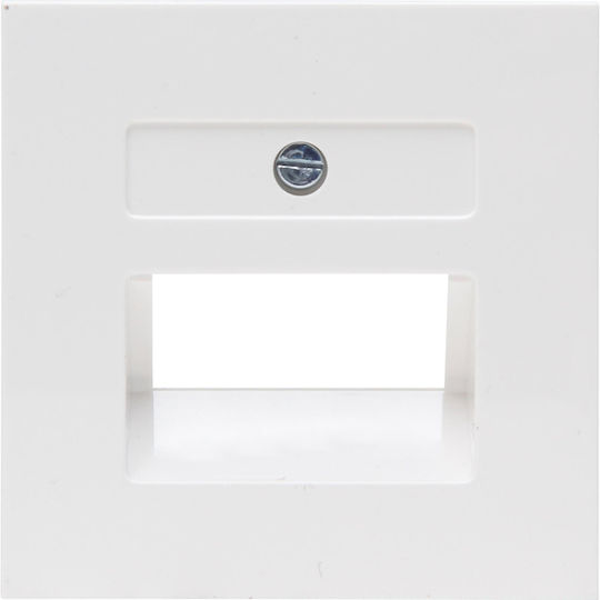 Hk07 Double Plate Rj11/rj45 White 1-k371729003