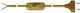 Cable 2x0.75 80cm switch + plug 120cm Gold Universe 2-gr10940103