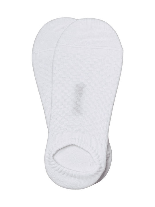 ME-WE Sous Bas Damen Socken White 2Pack