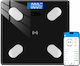 Smart Cântar de Baie 180kg cu Bluetooth Negru
