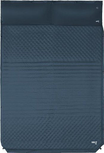 Nils Self-Inflating Double Camping Sleeping Mat 186x Thickness 3cm in Gray color