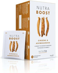 NutraTea Ginseng & Ashwagandha 40gr 20 Umschläge Grüner Tee NutraTea Ginseng & Ashwagandha 40gr 20 Umschläge Grüner Tee